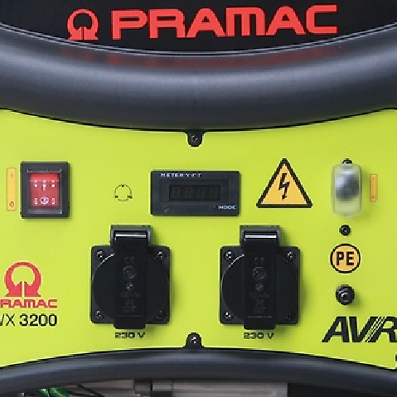 Generatore di corrente a benzina Pramac WX6200 Monofase 5.8Kw con AVR Pramac - 4