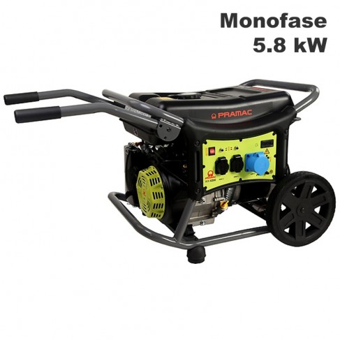 Generatore di corrente a benzina Pramac WX6200 Monofase 5.8Kw con connettore quadro ATS e AVR