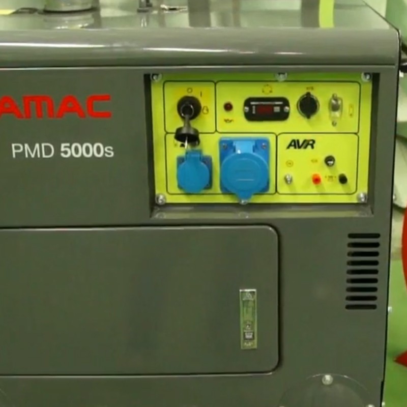 Generatore di corrente diesel Pramac PMD 5050S Trifase 4kW per uso residenziale Pramac - 2