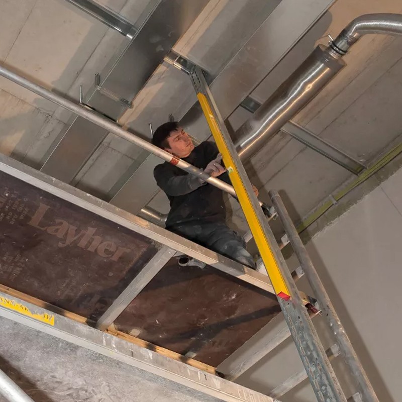 Livella a bolla magnetica Stabila Type 80 ASM in alluminio a profilo rettangolare con nervature di rinforzo, 60-80cm Stabila - 4