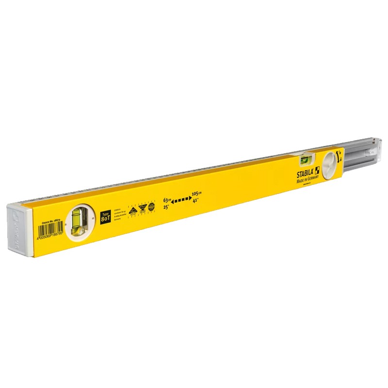 Livella a bolla telescopica Stabila Type 80 T in alluminio con sistema Lock, 63-80cm Stabila - 1