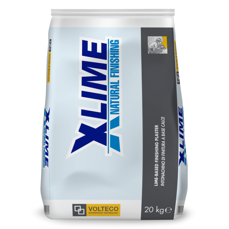 Finitura Volteco X-Lime a base di calce colore bianco (sacco da 20kg)