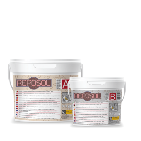 Resina epossidica Volteco Reposol (Comp.A 5 Kg + Comp.B 3 Kg)