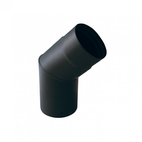 Curva 45° DN 150 AN FIRE FE nero opaco satinato SP 2