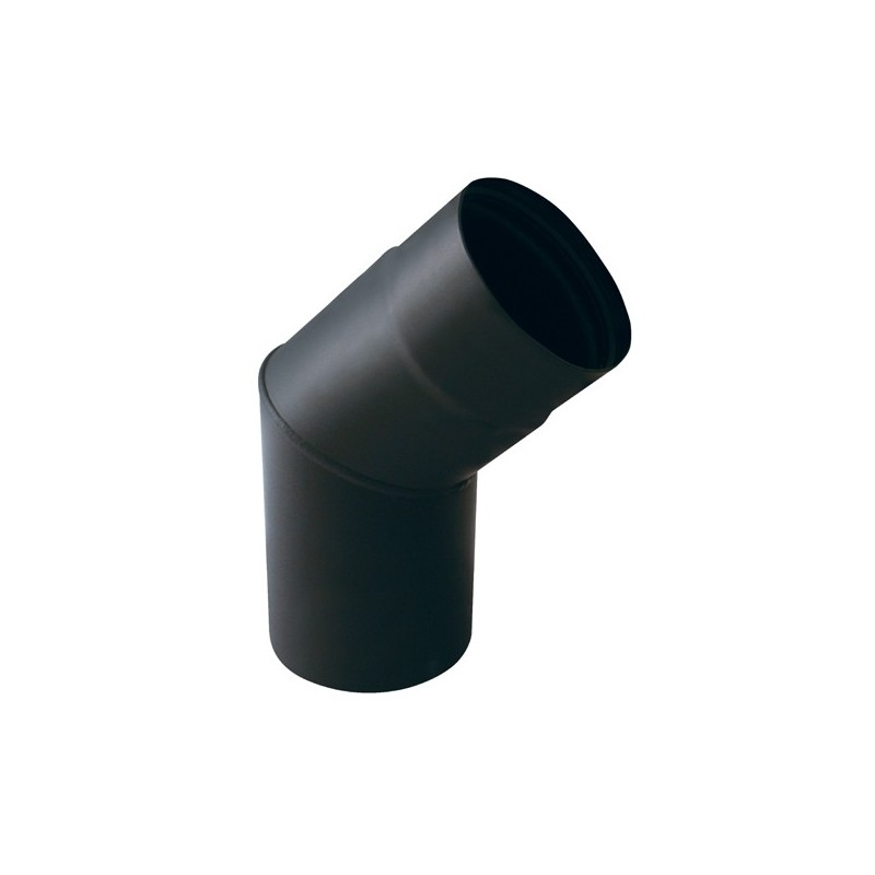 Curva 45° DN 150 AN FIRE FE nero opaco satinato SP 2
