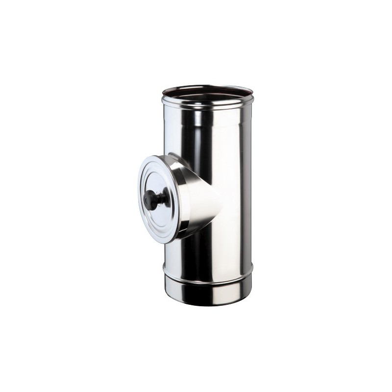 Elemento ispezione con tappo DN 100 T200° P1 AISI 316L BA - AN PLUS