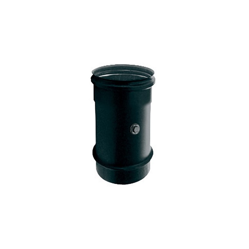 Elemento prelievo fumi monoforo DN 80 AN FIRE FE (nero opaco)