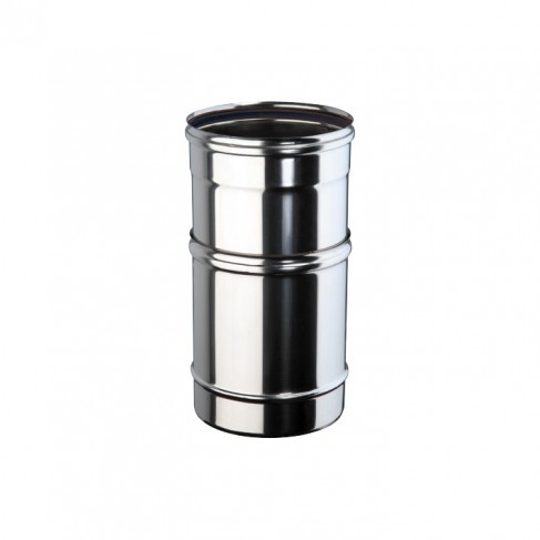 Elemento telescopico regolabile 260-390 mm DN 80 AISI 316L BA