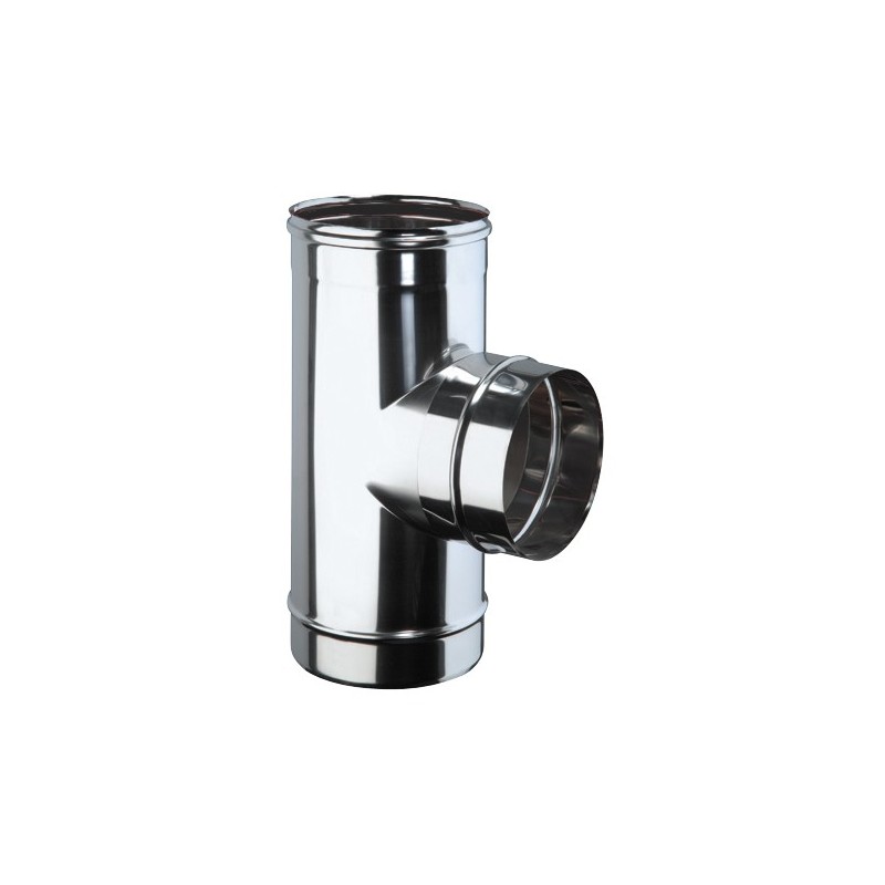 Raccordo a T 90° DN100 AISI 316L BA