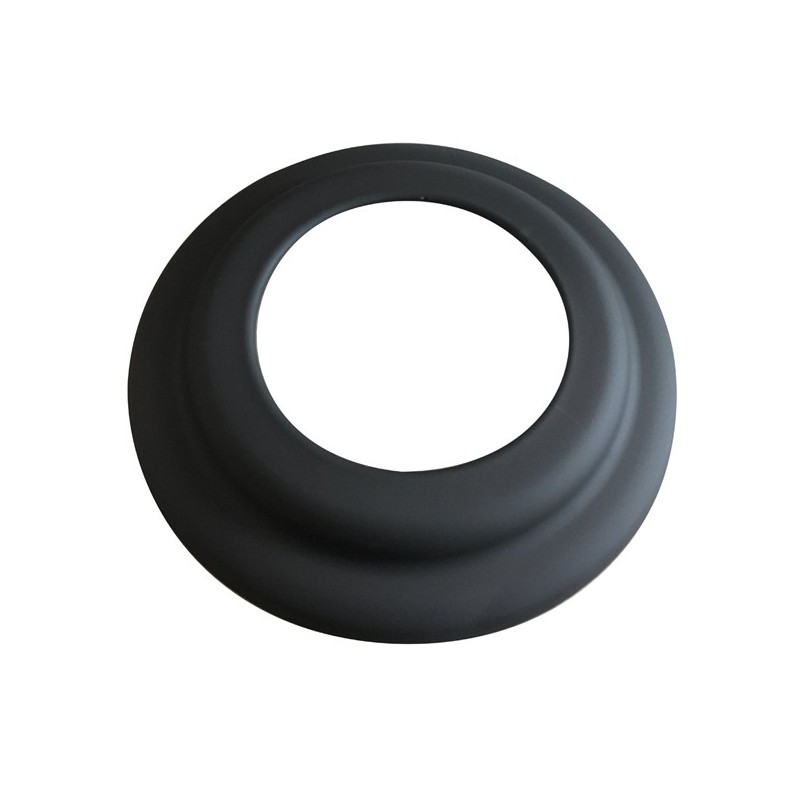 Rosone coprimuro DN100 AN FIRE FE Nero opaco