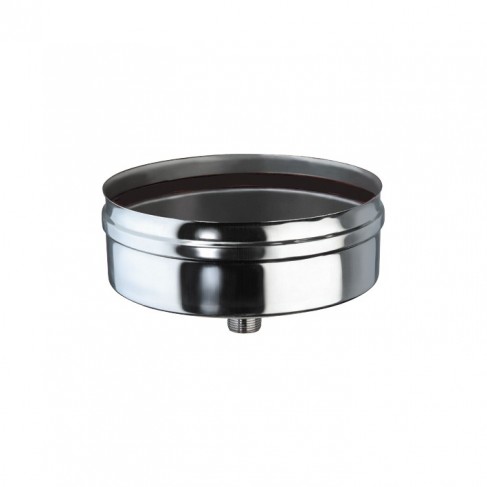 Tappo di scarico condensa DN80 AISI 316L BA con 3/4 pollici drenaggio