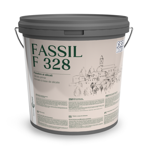 Fissativo Fassa FASSIL F328 minerale ai silicati (Secchio da 16 lt)