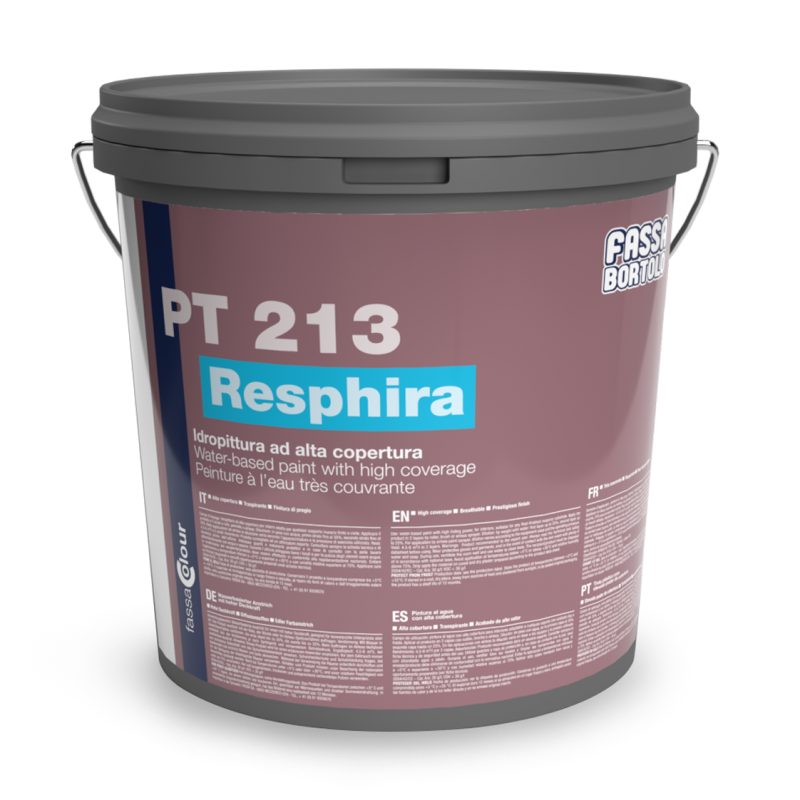 Idropittura per interni traspirante bianca Fassa Bortolo PT 213 ad alta copertura (Secchio 5-14 lt)