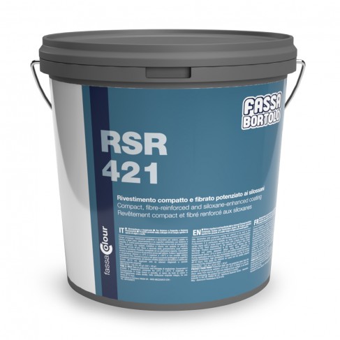 Rivestimento Fassa RSR421 compatto e fibrato potenziato ai silossani (Secchio da 25 Kg) Fassa Bortolo - 1