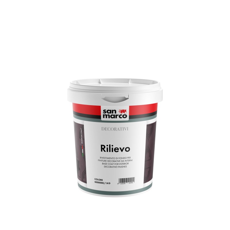 Rivestimento di fondo Rilievo San Marco per pitture decorative alto spessore (Secchio 5 o 25Kg)