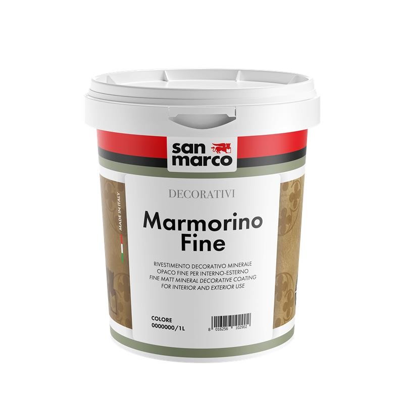 Rivestimento decorativo Marmorino fine opaco San Marco per interni ed esterni