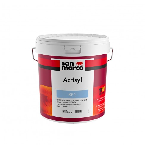 Rivestimento murale San Marco Acrisyl grana 1 effetto compatto (Secchio 25Kg)