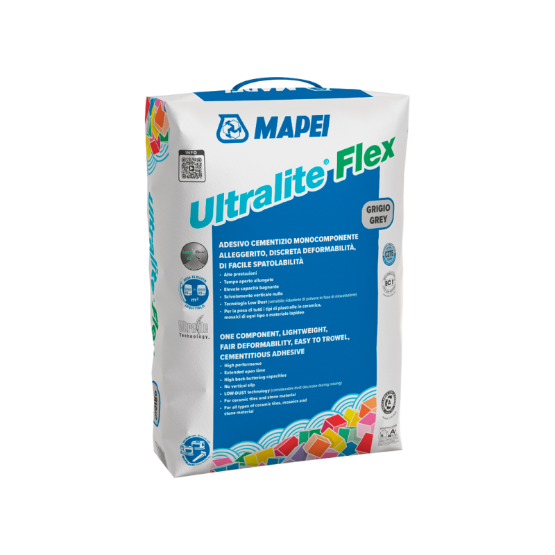 Adesivo cementizio Mapei Ultralite Flex (Sacco da 15 Kg)