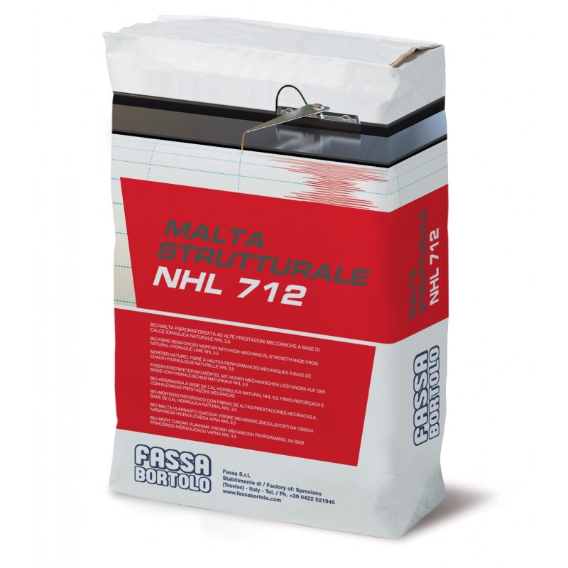Malta Strutturale Fassa NHL 712 (Sacco da 25 Kg) Fassa Bortolo - 1