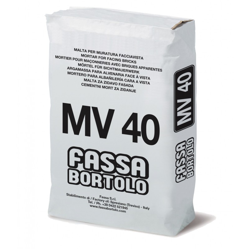 Malta Fassa MV40 per muratura Faccia a Vista (Sacco da 25 Kg) Fassa Bortolo - 1