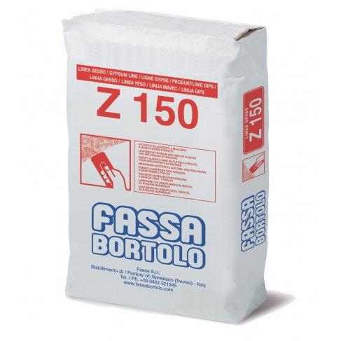 Intonaco di fondo Fassa Z150 a base di gesso e perlite per interni (Sacco da 25 Kg) Fassa Bortolo - 1