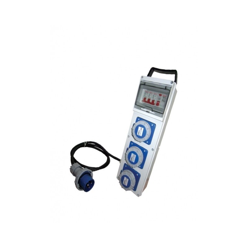 Quadro di distribuzione Baumat da cantiere a 3 prese, grado di protezione IP55 Baumat - 1