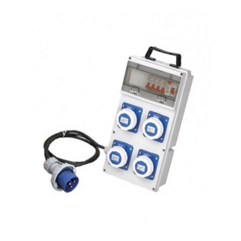 Quadro di distribuzione Baumat da cantiere a 4 prese, grado di protezione IP55 Baumat - 1