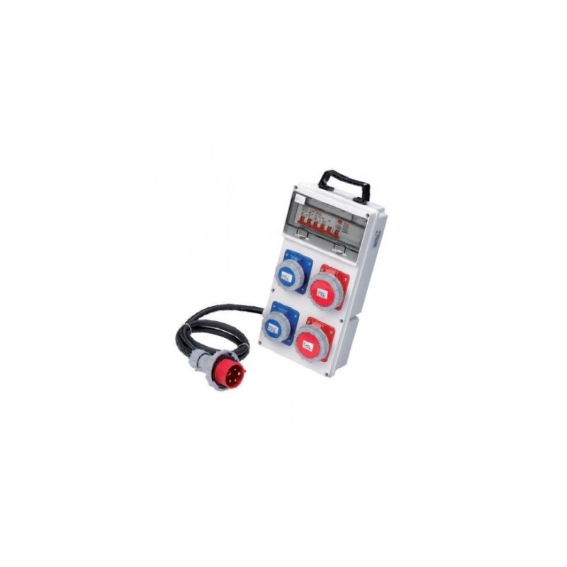 Quadro di distribuzione Baumat da cantiere a 2+2 prese, grado di protezione IP55 Baumat - 1