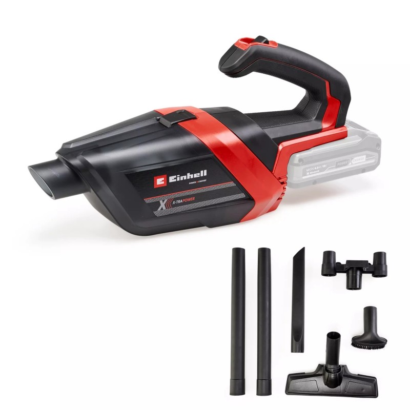 EINHELL ASPIRAPOLVERE PORTATILE A BATTERIA TE-HV 18/06 Li - Solo