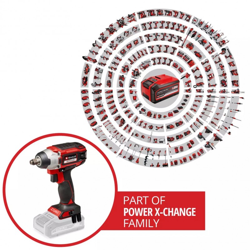 EINHELL Avvitatore ad impulsi a batteria IMPAXXO 18/230