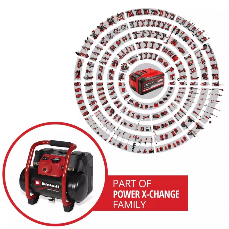 EINHELL COMPRESSORE A BATTERIA TE-AC 36/150 Li OF-Solo