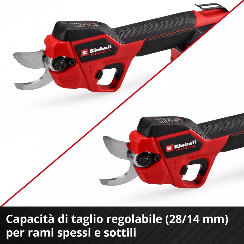 EINHELL FORBICI DA POTATURA A BATTERIA GP-LS 18/28 Li BL-Solo