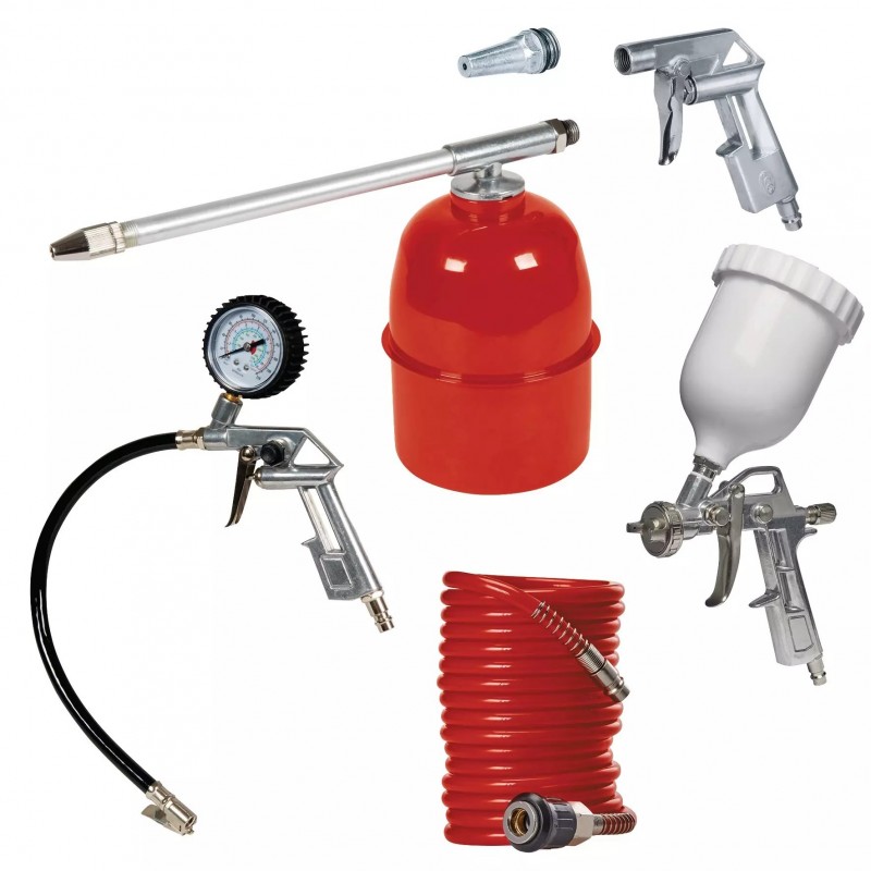 EINHELL SET UTENSILI PNEUMATICI 5 PEZZI 4132720