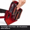 EINHELL SMERIGLIATRICE ANGOLARE A BATTERIA AXXIO 36/230 Q