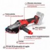 EINHELL SMERIGLIATRICE ANGOLARE A BATTERIA TP-AG 18/125 F Li BL - Solo