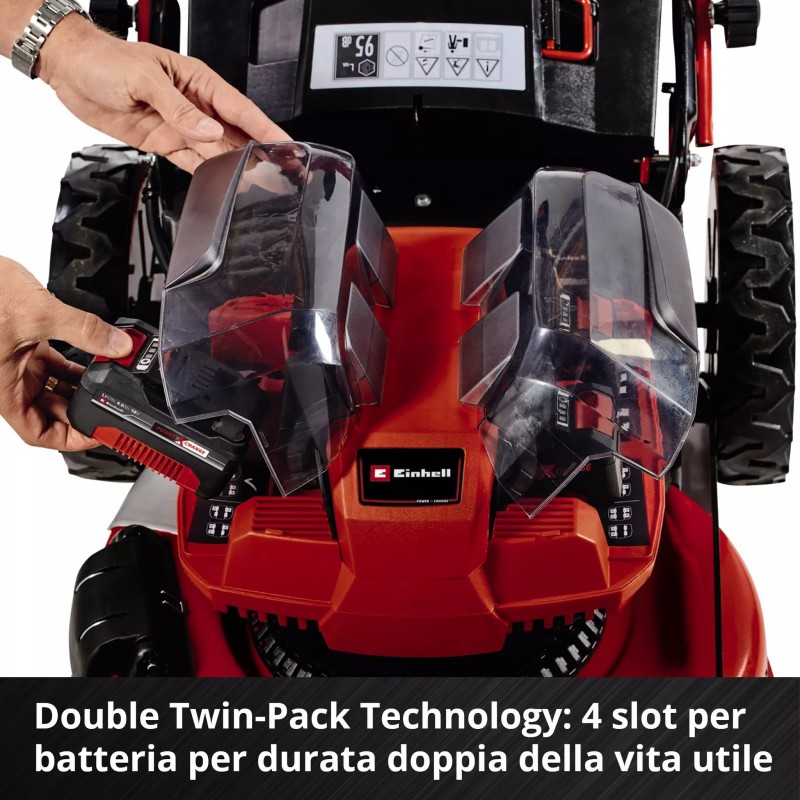 EINHELL TAGLIAERBA A BATTERIA GP-CM 36/47 S HW Li (4x4