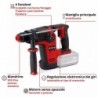 EINHELL TASSELLATORE A BATTERIA TP-HD 18/26 Li BL-Solo