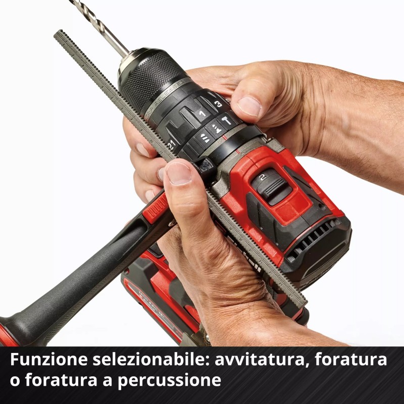 EINHELL TRAPANO AVVITATORE A PERCUSSIONE TP-CD 18/120 Li-i BL - Solo