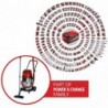 EINHELL ASPIRASOLIDI E LIQUIDI A BATTERIA TE-VC 36/30 Li S-Solo