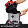 EINHELL ASPIRASOLIDI E LIQUIDI TC-VC 1240 S
