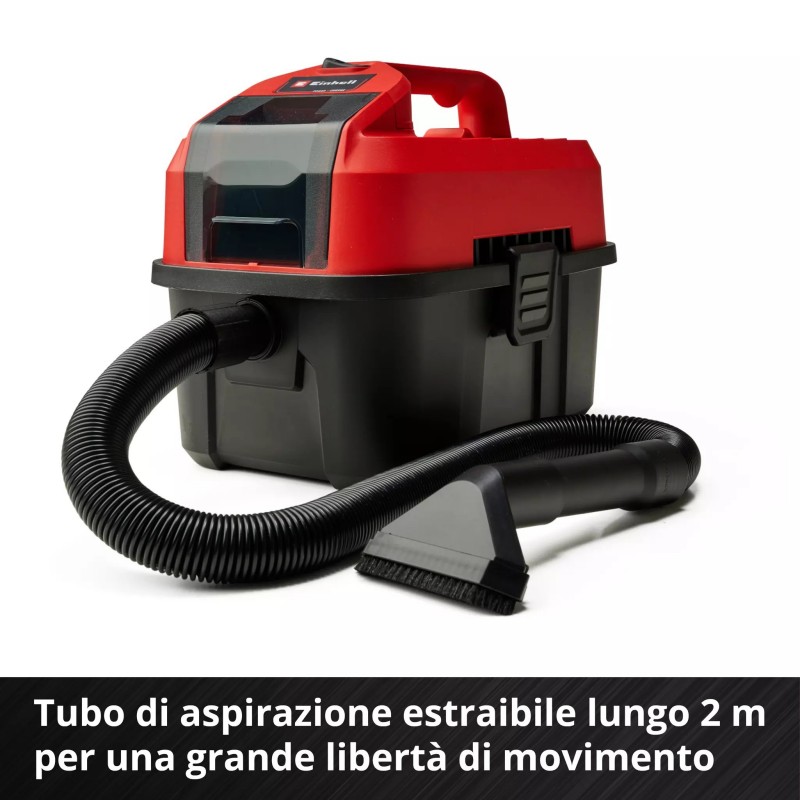 EINHELL ASPIRASOLIDI E LIQUIDI TE-VC 18/10 Li-Solo