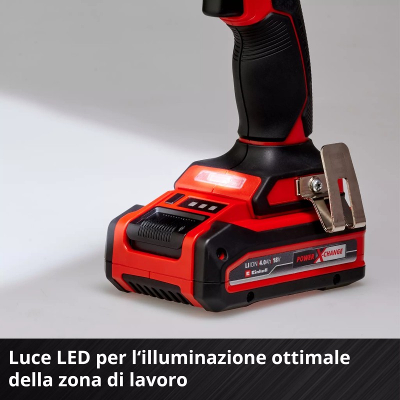 EINHELL AVVITATORE A PERCUSSIONE TP-CI 18/220 Li BL - Solo