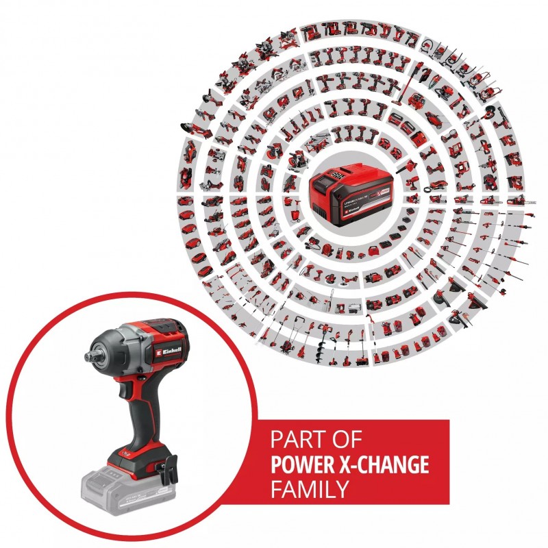 EINHELL AVVITATORE A PERCUSSIONE TP-CW 18/750-C Li BL-Solo