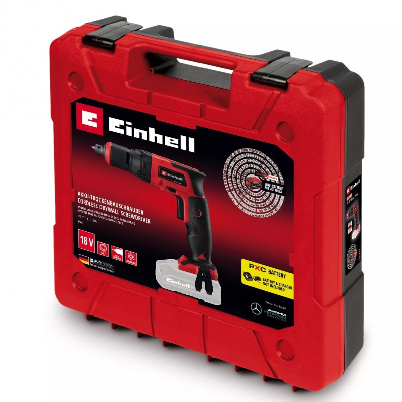 EINHELL AVVITATORE PER CARTONGESSO TE-DY 18 Li-Solo