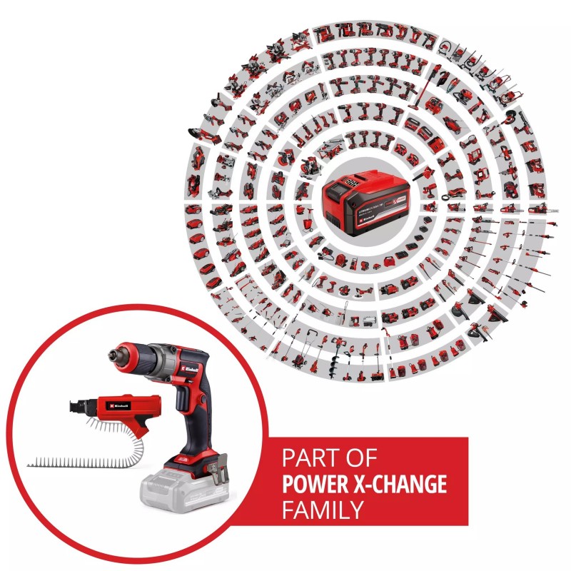 EINHELL AVVITATORE PER CARTONGESSO TP-DY 18 Li BL +Magazine