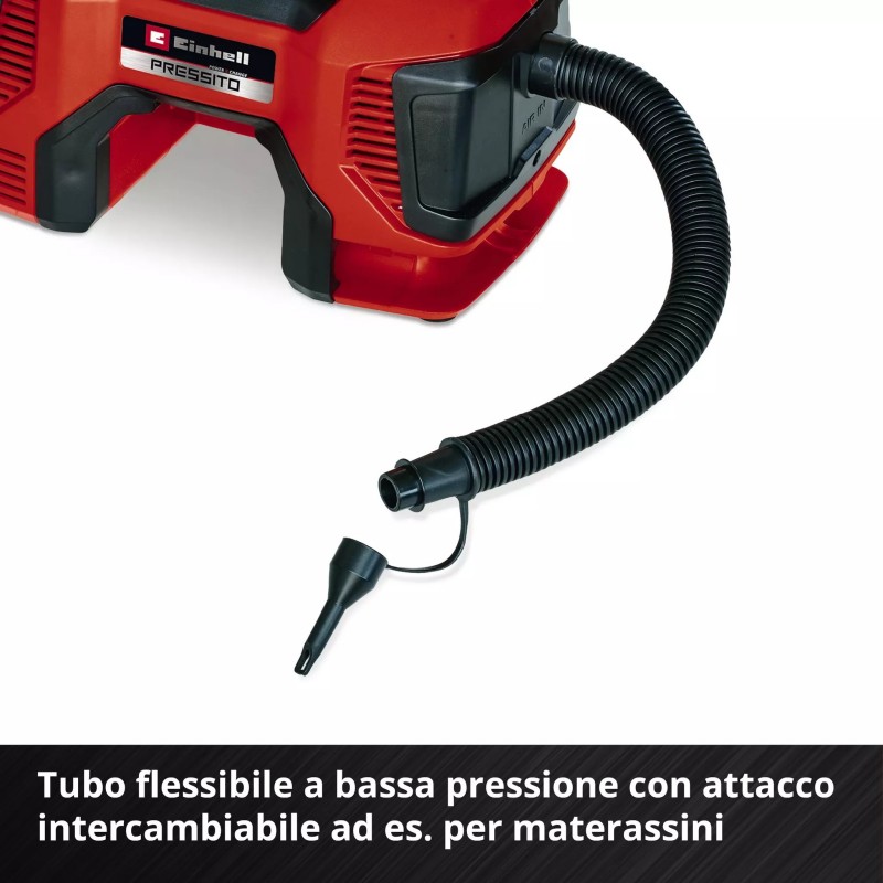 EINHELL COMPRESSORE A BATTERIA PRESSITO 18/21