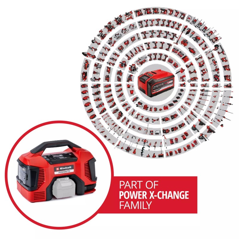 EINHELL COMPRESSORE IBRIDO PRESSITO