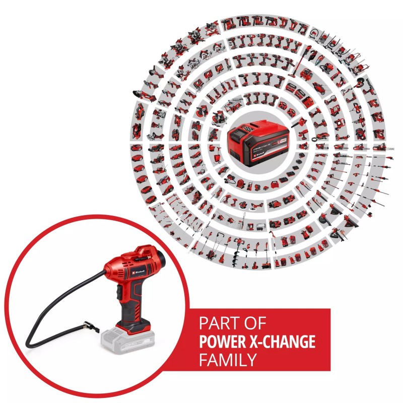 EINHELL COMPRESSORE PER AUTO CE-CC 18 Li-Solo