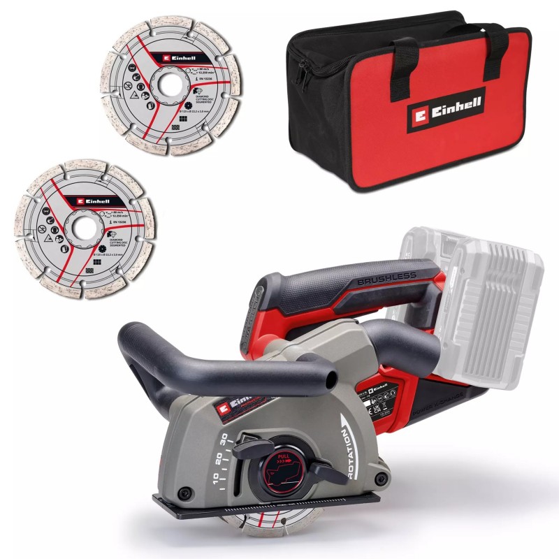 EINHELL FRESATRICE PER SCANALATURE PER PARETI TP-MA 36/30 Li BL - Solo