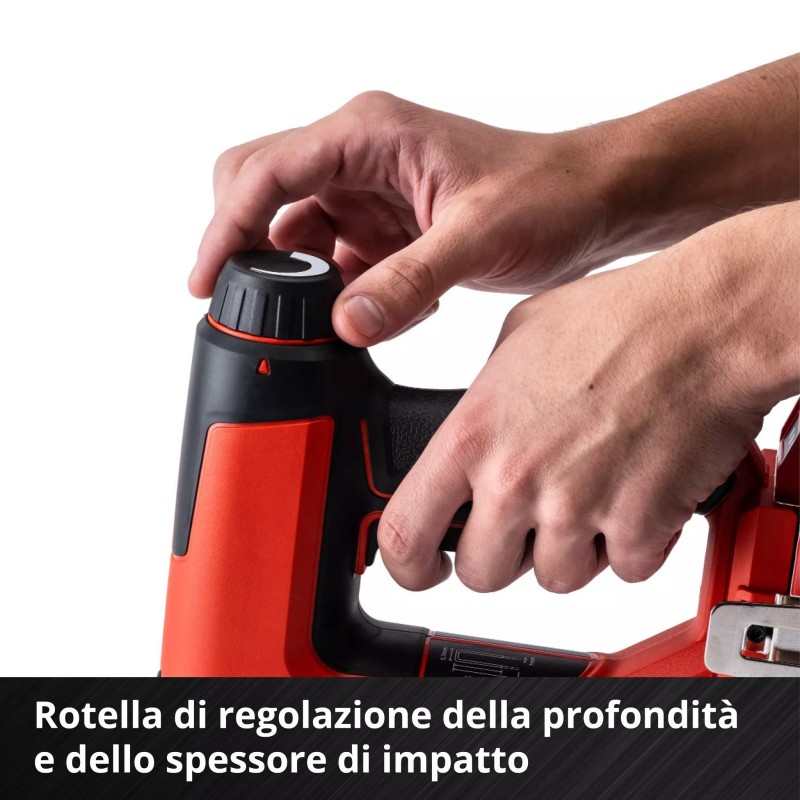 EINHELL GRAFFETTATRICE E CHIODATRICE A BATTERIA TE-CN 18 Li - Solo